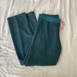 Figs Livingston Basic Scrub Pant Limited Edition Caribbean Blue Size Medium Tall